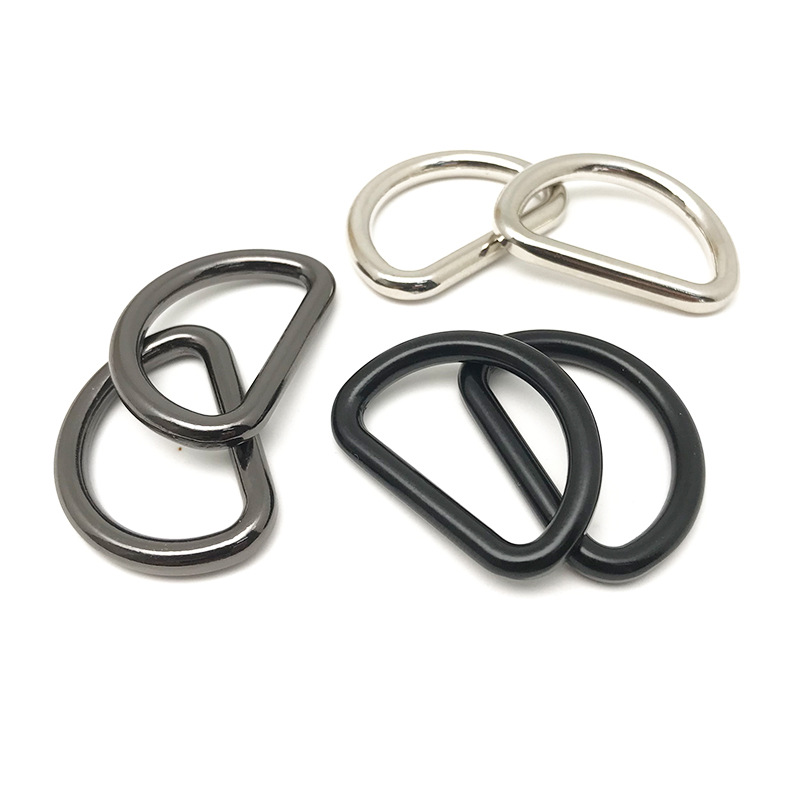 现货直销加粗合金25MMD形纽扣 箱包服饰连接调节扣户外用品马蹄扣