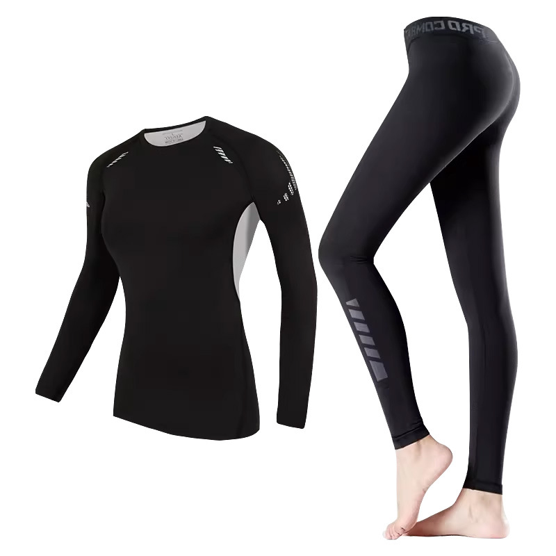 Ropa apertada de mujer ropa interior deportiva secada rápida ropa de entrenamiento de yoga ropa de entrenamiento de alta elasticidad ropa de entrenamiento de base grande