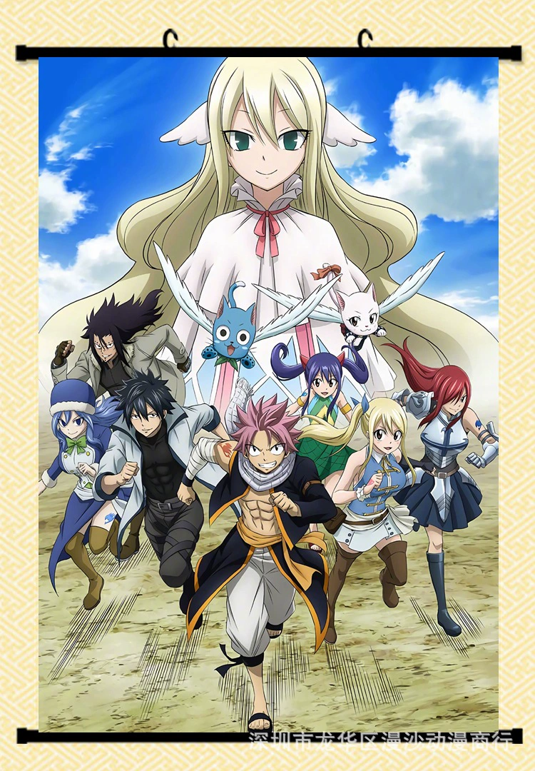 Плакат "Fairy Tail" магия тьмы, выставочный постер, зарубежная торговля
