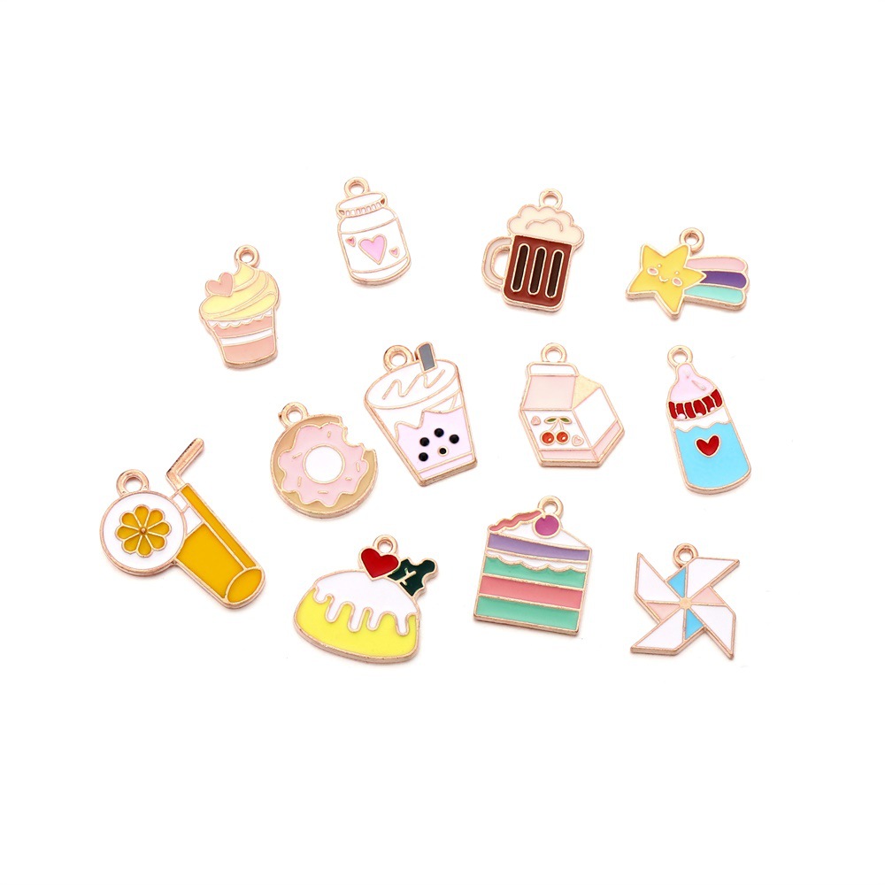 1 Piece Simple Style Clouds Rainbow Windmill Zinc Alloy Enamel Jewelry Accessories display picture 3