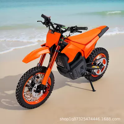 48V2000W Off-Road Electric Motorcycle Two-Wheeled Outdoor Riding Competition Electric Motorcycle Adult High-Speed Off-Road Venue Vehicle (Elektrikli motosikletlər) - orange-48v2000w