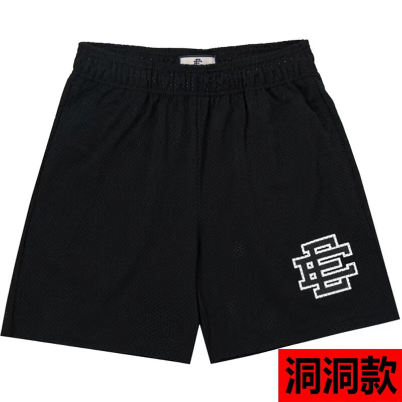 New Foreign Trade Cross-Border Men's Sports Shorts for Fitness, Muscle Building, Running, Breathable Mesh Short Sleeves
