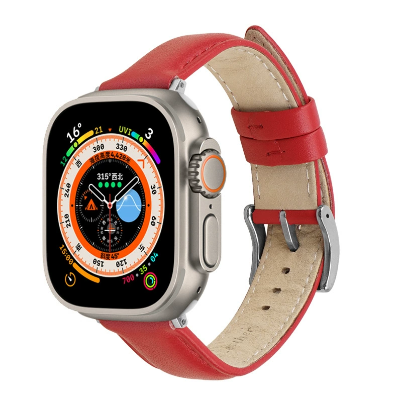 Apple, двусторонний сменный ремешок для часов, 49 мм, натуральная кожа