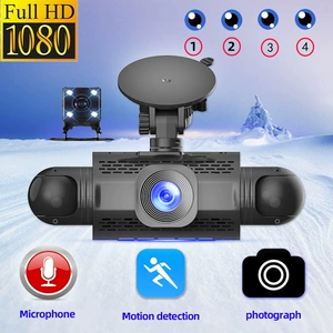 Yeni dörd qeydli, 3.0 düymlük HD infraqırmızı gecə görünüşlü avtomobil videoregistratoru