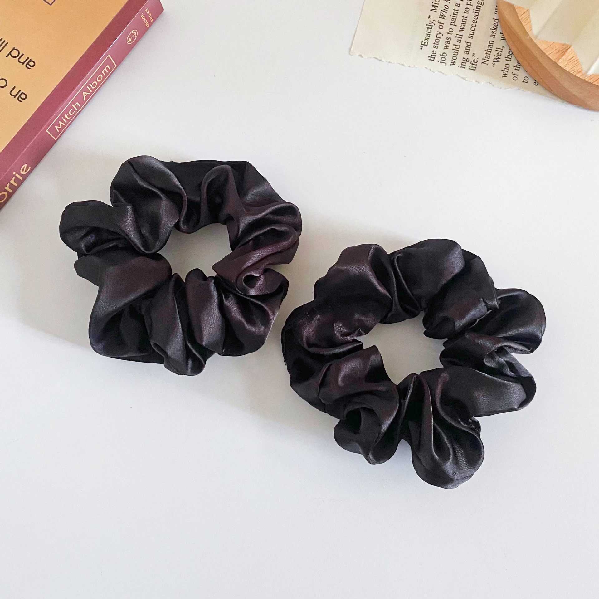 Women's Fairy Style Solid Color Leopard Cloth Hair Tie display picture 4