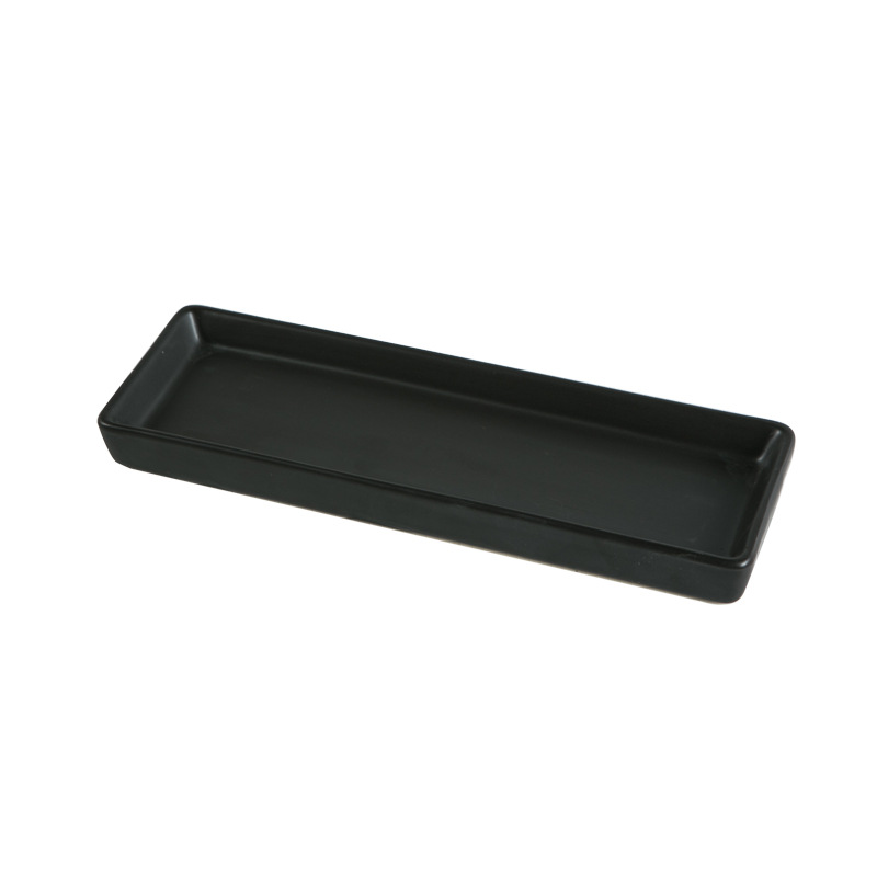10,5 inch long deep plate (Matt Black)