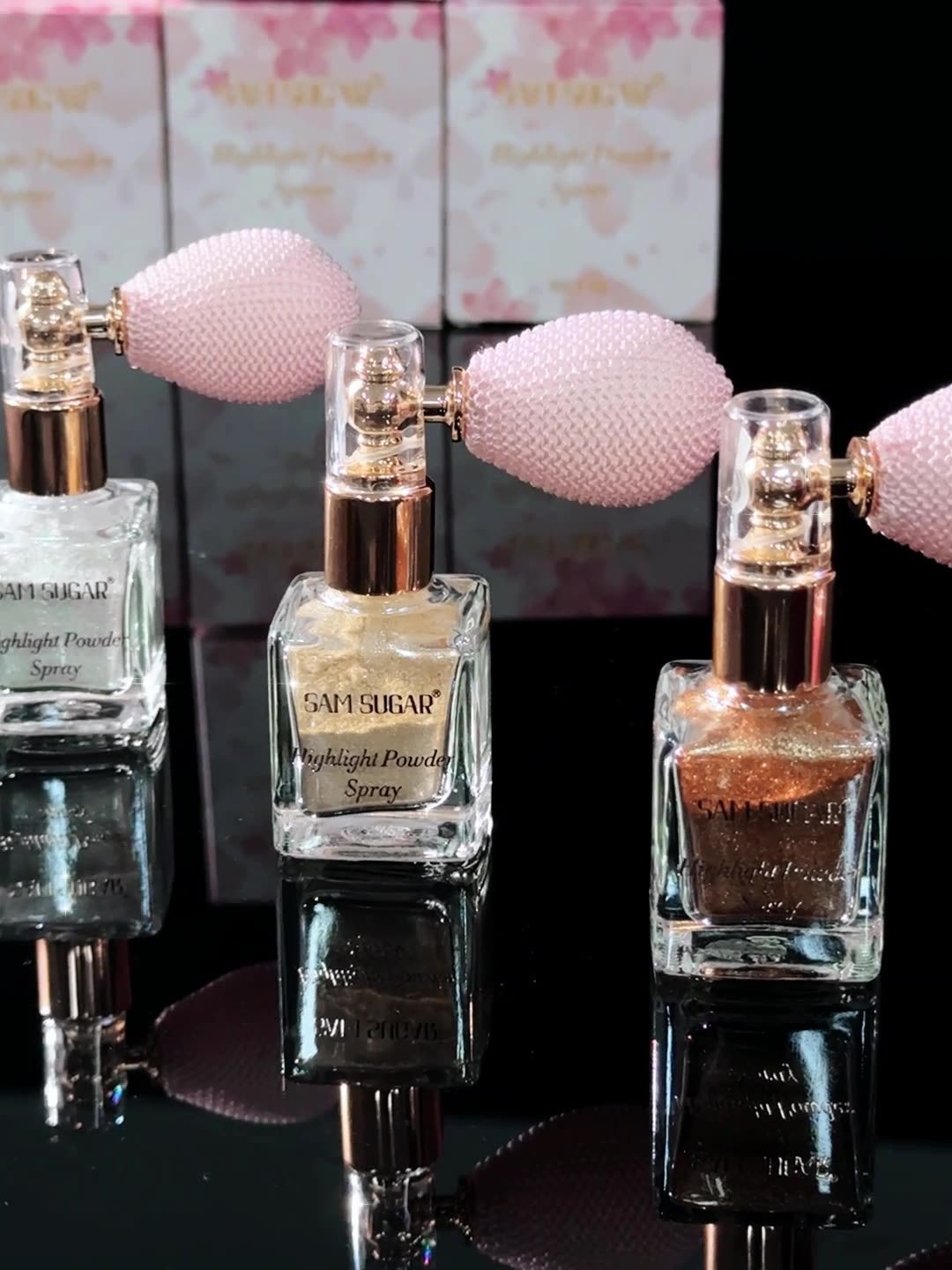 Glitzerndes Highlighter Puder Spray Für Gesicht Und Körper_voghion.com