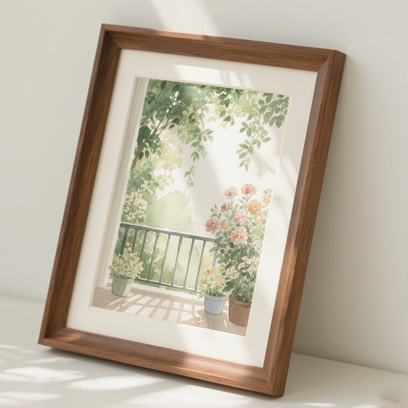 Wholesale Photo Frames in Various Styles, Wall-Mounted Wooden 5-Inch, 6-Inch, 7-Inch, 8inch 12inch Square, 4inch Direct from Manufacturer Display Stand