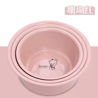 加厚塑料脸盆大中小三件套装家用洗脸盆洗菜洗脚盆学生洗衣盆宿舍
