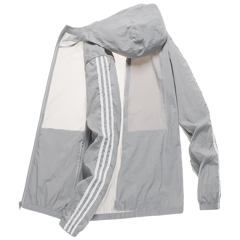 Ice Silk Sun Protection Clothing Men's and Women's 2023 Casual Korean Style Youth Student Couple Sun Protection Clothing Outdoor Fishing Skin Clothing