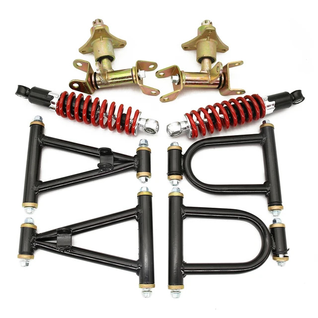 DIY self-made steel tube four-wheel ATV kart rocker arm assembly modified upper and lower suspension rocker arm bracket