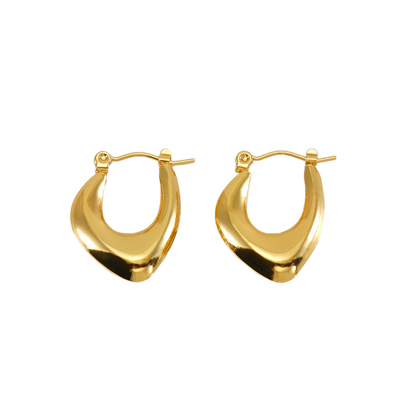 15g Weight 304 Stainless Steel Ear Needle Material Hoop Earrings Classification 1 Pair Quantity Outdoor, Shopping Occasion 304 Stainless Steel Material Geometric, Heart Shape, Eye Pattern Women's Gender Plating Design Basic, Modern Style, Classic Style Style 1 Pair Basic Modern Style Classic Style Geometric Heart Shape Eye Plating 304 Stainless Steel Hoop Earrings 10