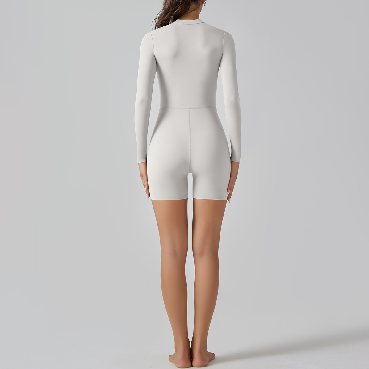 206g Weight Long Sleeve Sleeve Length Nylon, Cotton Blend Fabric Type Regular Top Length Rompers Pants Type Fitness, Running, Sports Occasion Round Neck Neckline Solid Color Pattern Simple Style, Sport Style Style Simple Style Sport Style Solid Color Nylon Cotton Blend Round Neck Tracksuit Rompers 7