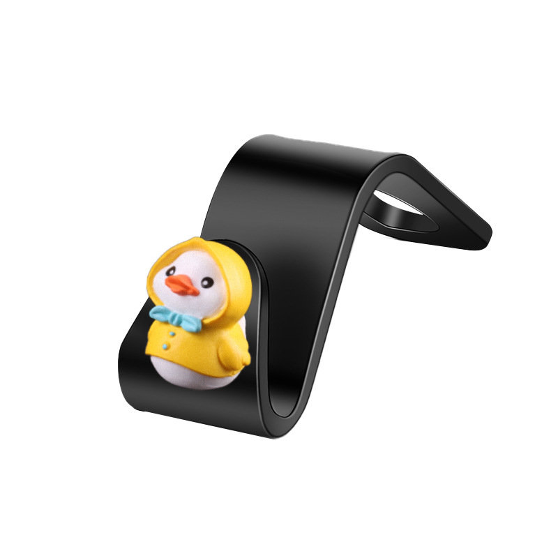 Gancho de coche de dibujos animados, respaldo de silla de coche, asiento trasero, gancho multifuncional, colgante oculto creativo, gancho pequeño