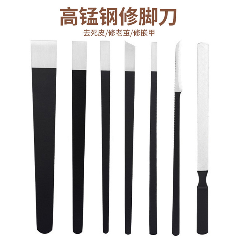Stainless Steel Pedicure Knife, Dead Skin Remover, Callus Remover, Foot Knife, Yangzhou Three-Knife Set, Pedicure Tools
