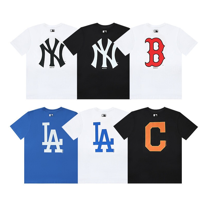 2024 New Mlb Short-Sleeved T-Shirt Korean Style Ny Short-Sleeved Loose Half-Sleeved Youth Round-Neck T-Shirt Clothing Dropshipping 2024 New Mlb Short-Sleeved T-Shirt Korean Style Ny Short-Sleeved Loose Half-Sleeved Youth Round-Neck T-Shirt Clothing Dropshipping