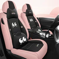 Автомобильная подушка Четыре сезона универсальный мультфильм полностью окружен премиум-ощущением льняной ткани