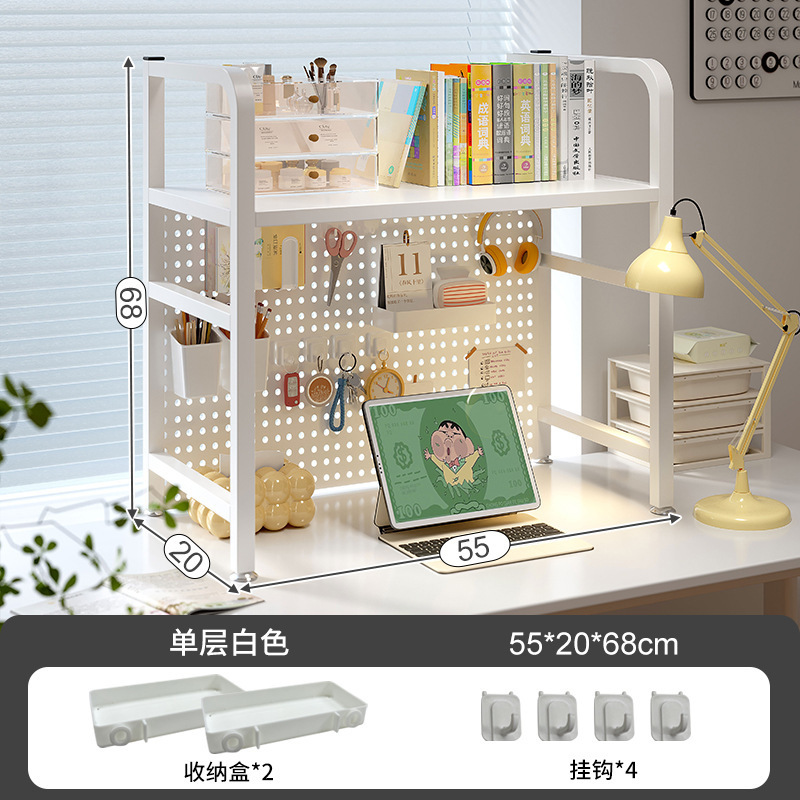 猫トイレの上に置かれた棚、床から天井までの穴あきボード、多層ペット用品、スナックやおもちゃの収納ラック、猫食堂|undefined