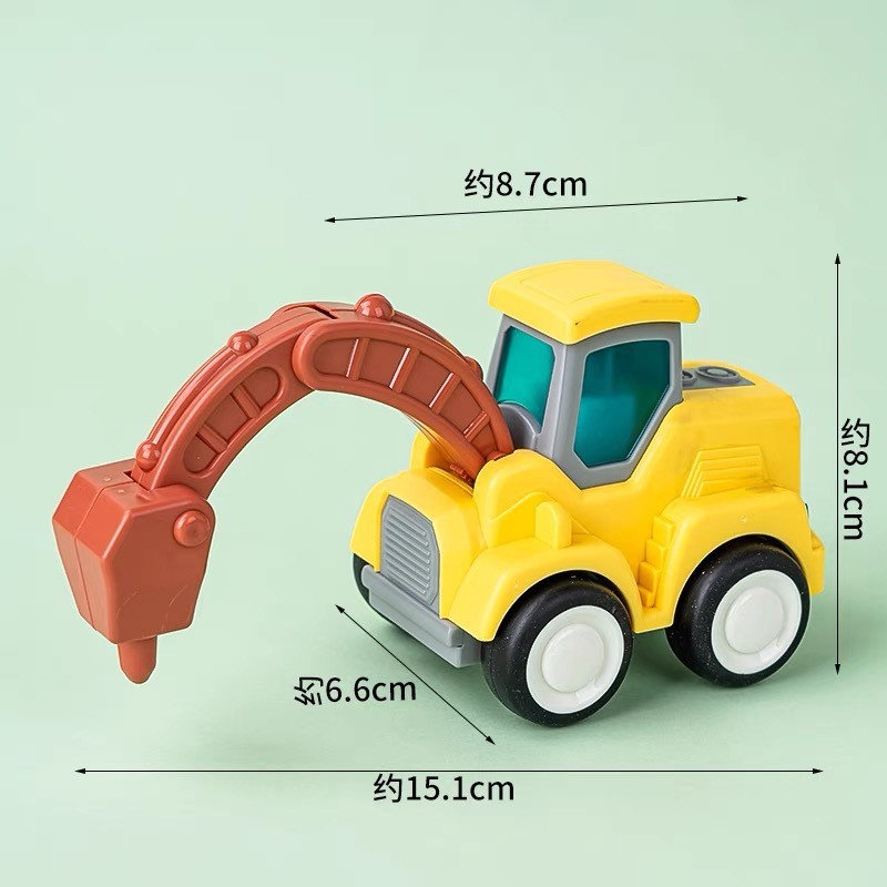 Camión volquete grande, decoración de pasteles, excavadora, camión de ingeniería, grúa torre, postre de cumpleaños para niños, accesorios de mesa