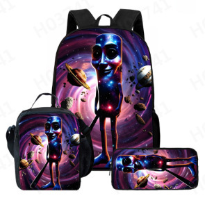 Nuevo producto transfronterizo Italian Brainrot Mochila con estampado digital