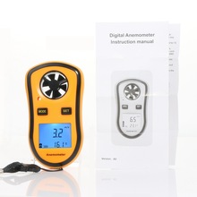 标智 数字风速仪风速计 手持式风速测量仪风温风力测试仪表GM8908
