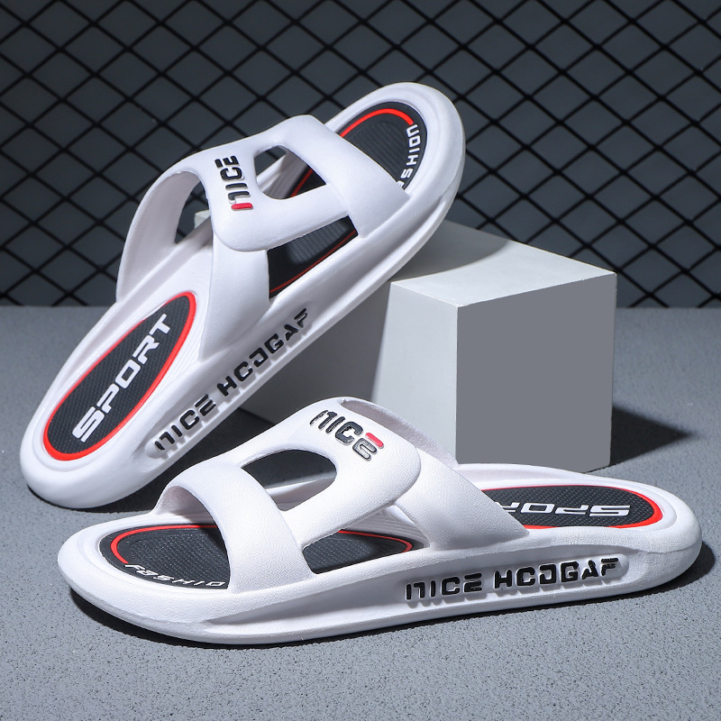 Zapatillas para hombres y mujeres antiolor fondo grueso interior baño doméstico antideslizante pareja de baño para usar zapatillas frías para hombres y mujeres