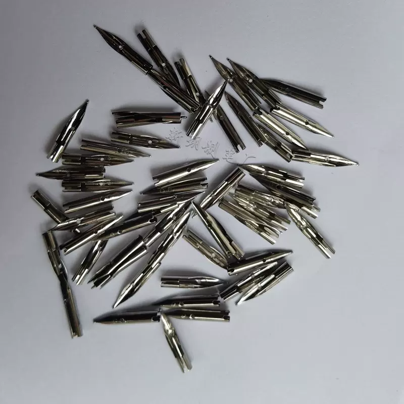 批发18.5cm钢笔尖 暗尖白尖 通用尖 配套钢笔笔尖 除尘清洁笔尖