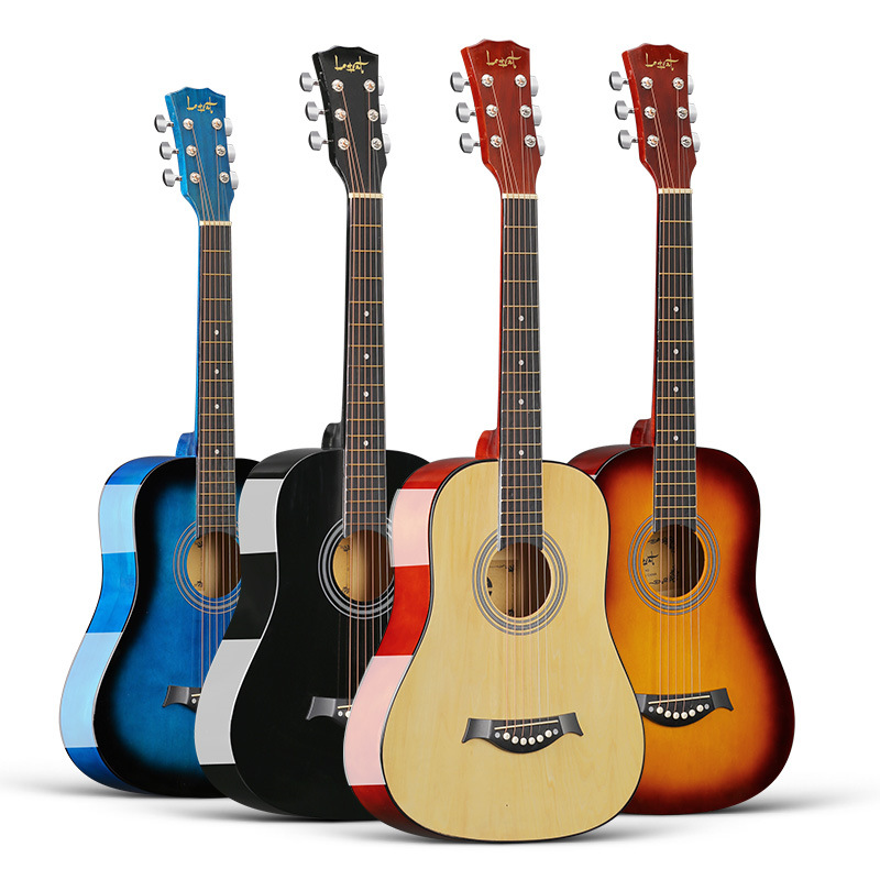 Folk guitar beginners light 30/34/36 inch wooden guitar adult novice musical instrument factory wholesale