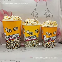 Popcorn Paper Barrel Full Set Packaging Multi-Size Options for KTV and Event Use