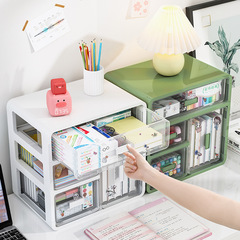 Xingyou desktop storage box stationery desk storage rack dormitory sundries small cabinet drawer-type organizing storage box