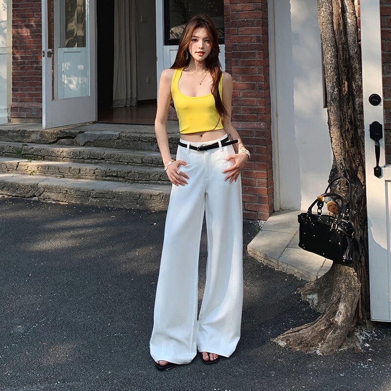 Original Color Straight Pocket Wrinkle-Resistant Loose Fit Non-Fading Slimming Versatile Summer Thin Wide-Leg Jeans for Women Loose Straight Fit Original Color Straight Pocket Wrinkle-Resistant Loose Fit Non-Fading Slimming Versatile Summer Thin Wide-Leg Jeans for Women Loose Straight Fit