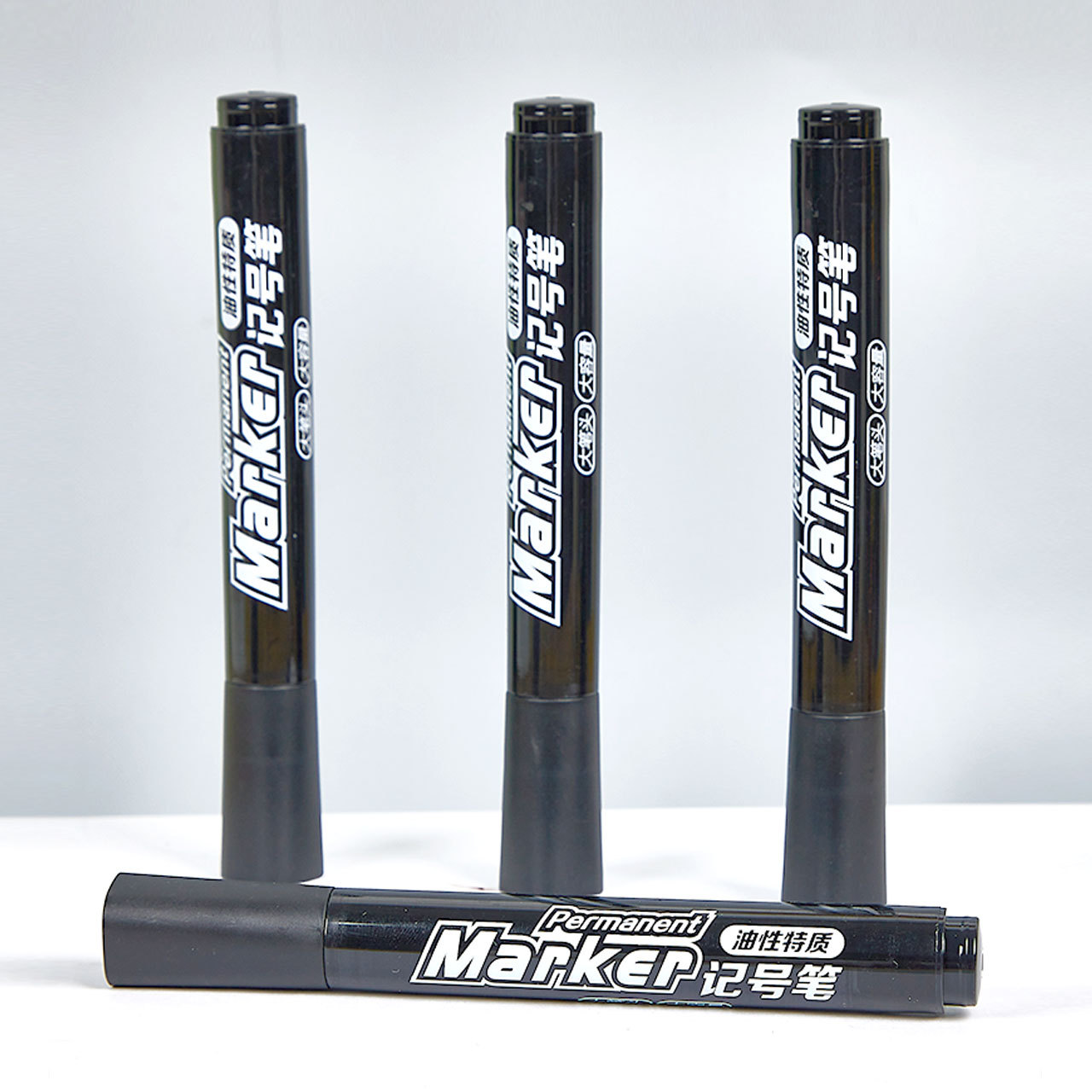 J021 marcador de gran capacidad de secado rápido marcador de tinta aceitosa negro logística pluma almacén Oficina marcador