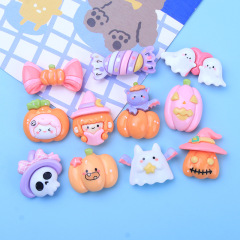 工場店卸売り新型ハロウィーンアニメカボチャ灯diy髪紐ヘアピン携帯電話ケースアクセサリー樹脂部品