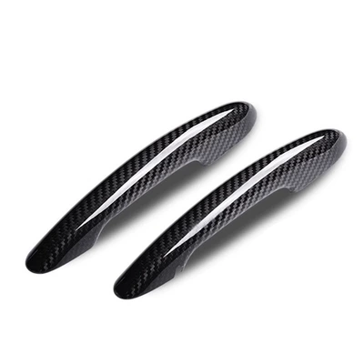 Suitable for Bmw Minif56F54F55F60 Real Carbon Fiber Exterior Handle Cover Carbon Fiber Door Handle Shell Modification (Other Automotive Exterior Supplies) - no-light-hole2