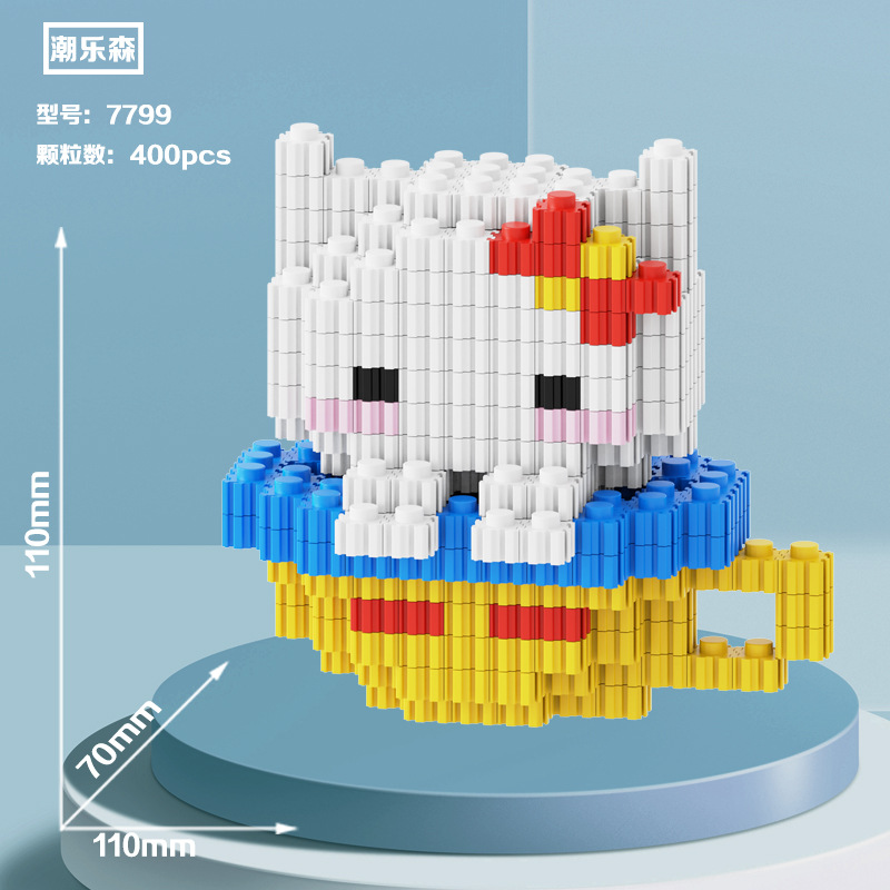 Noche puesto en el mercado de suministro al por mayor de partículas de diamante en miniatura bloques de construcción de juguete de montaje de partículas juguetes regalo educativo descompresión