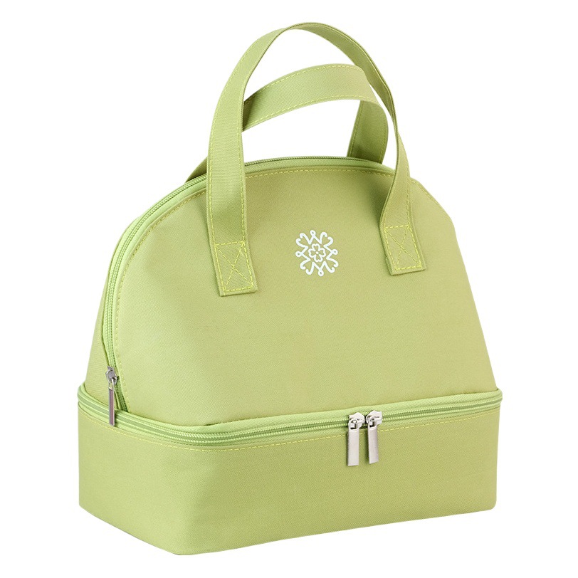 Caja de almuerzo aislada portátil de gran capacidad estudiante trabajador de oficina bolsa de almuerzo portátil papel de aluminio engrosada bolsa de almuerzo al por mayor