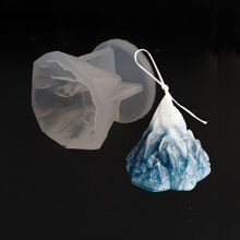 ins北欧风冰山雪山手工蜡烛模具DIY香薰蜡烛石膏蛋糕烘焙硅胶模具