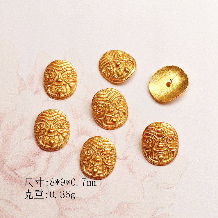 s925 Silver Plated Gold Patch Accessories Bracelet Necklace Bracelet Accessories diy Handmade Bead Semi-finished Products
