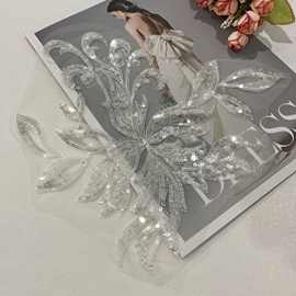精致亮片贴花婚纱礼服童装女装衣服花边辅料diy刺绣补丁花片花朵