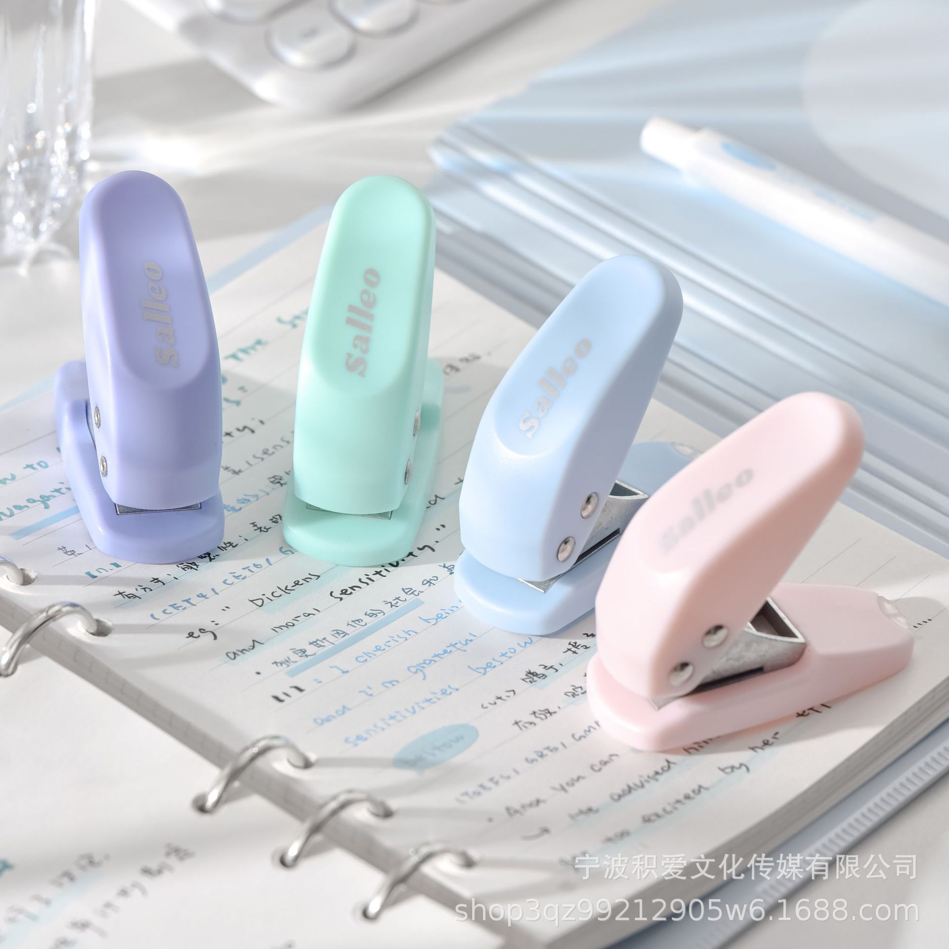 Small hole puncher for students, tear-off sheet