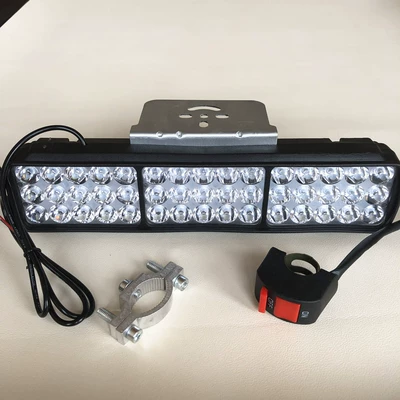 ultra-bright, 48v60v72v, modified front Motorcycle headlights, headlights - super-bright-45-beads-premium-model-switch-clip