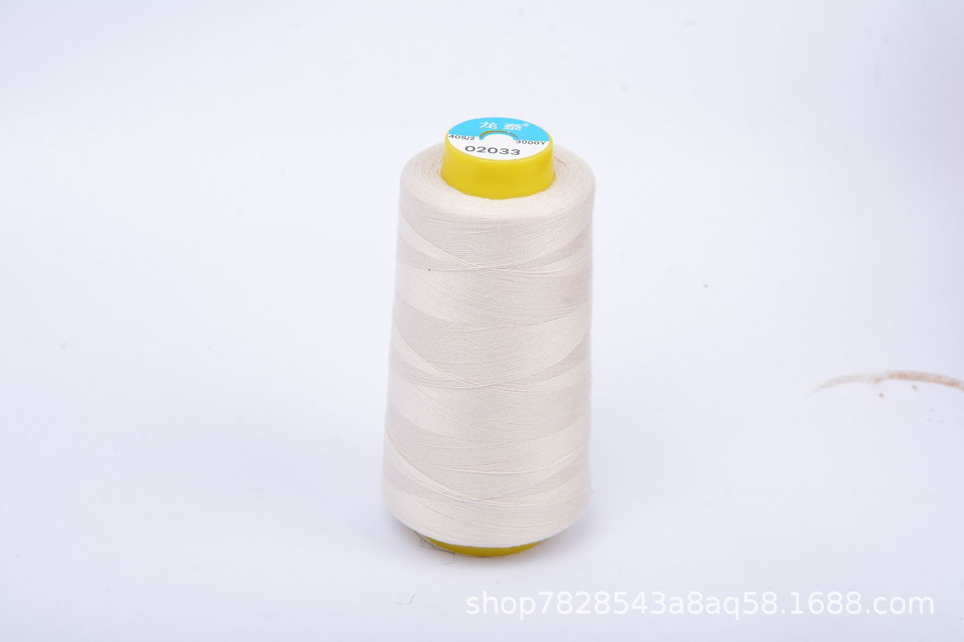 402 Liu Qing 3000 yardas línea de costura serie marrón línea especial de fábrica de ropa línea de máquina de coser de alta velocidad