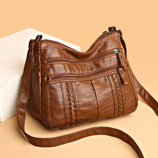 (Cross-border trading), (Wholesale), fashionable capacious shoulder bag, one-shoulder bag, 2022 collection, genuine leather
