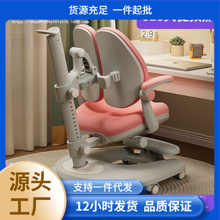 Children's Learning Chair, Primary School Student Learning Chair, Home Writing Chair, Corrective Sitting Posture Seat, Lifting and Adjusting Chair