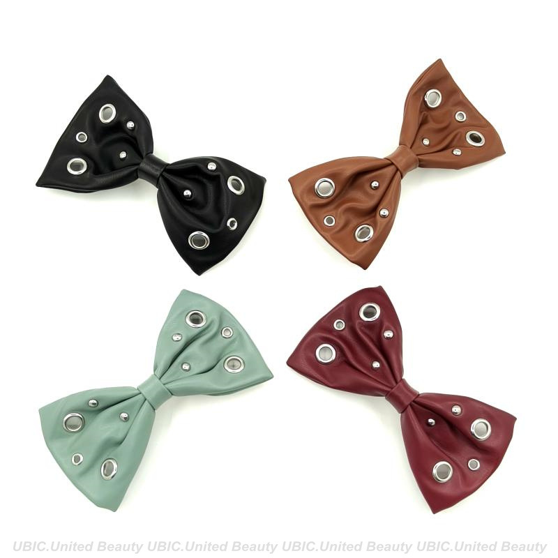 BA250801-PU皮14.5x8.5cm朋克混搭钉扣蝴蝶
