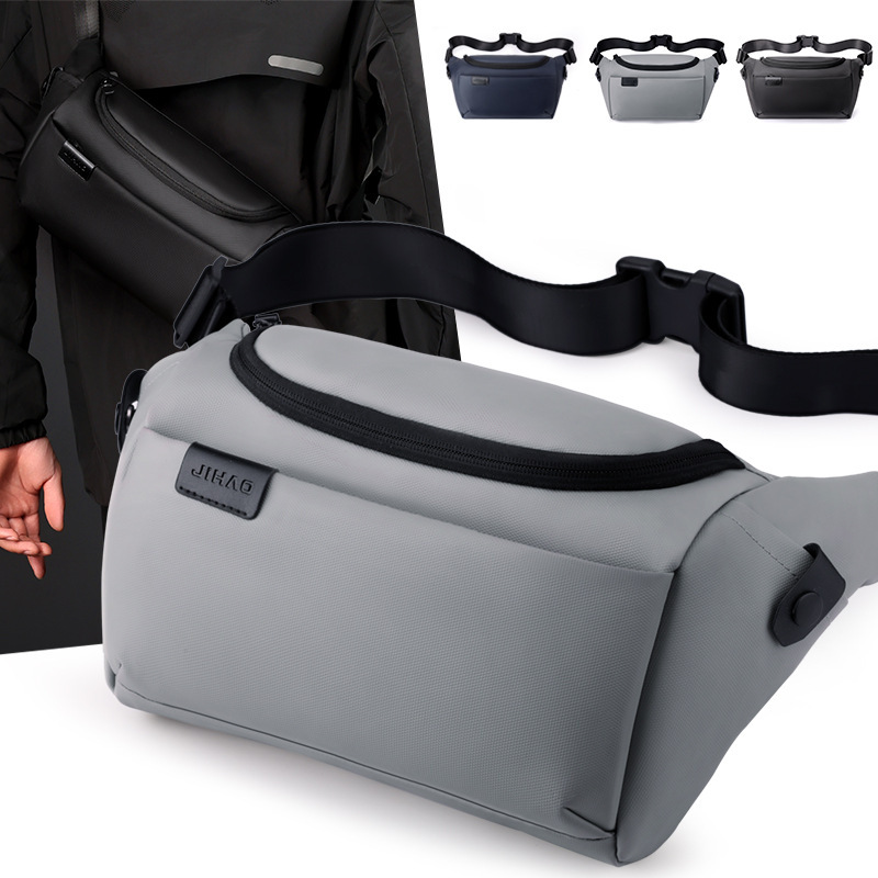 Cross-Border New Men's Chest Bag, Casual Sports Crossbody Bag, Men's High-End Shoulder Bag, Cycling Sports Waist Bag