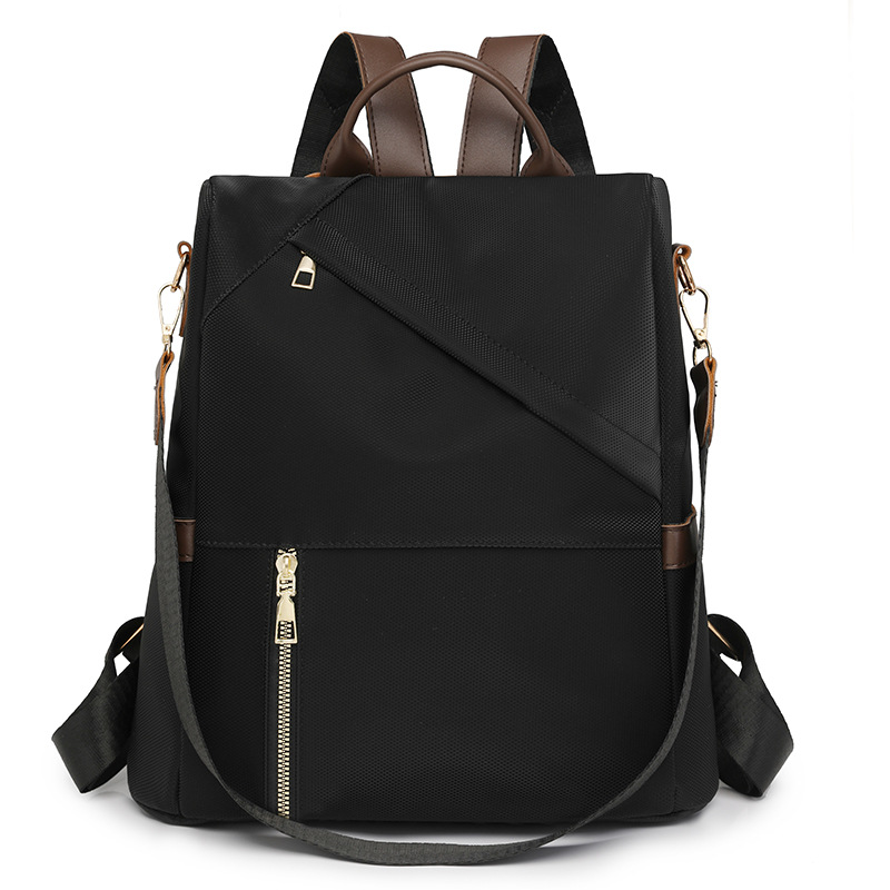 Mochila antirrobo para mujer 2024 nueva mochila de ocio de doble uso de un solo hombro de cuero suave mochila de viaje de gran capacidad