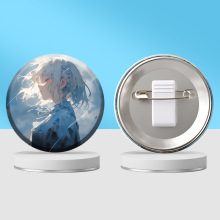 塑料夹子别针双用马口铁胸章定制儿童安全校徽奖章广告宣传纪念品