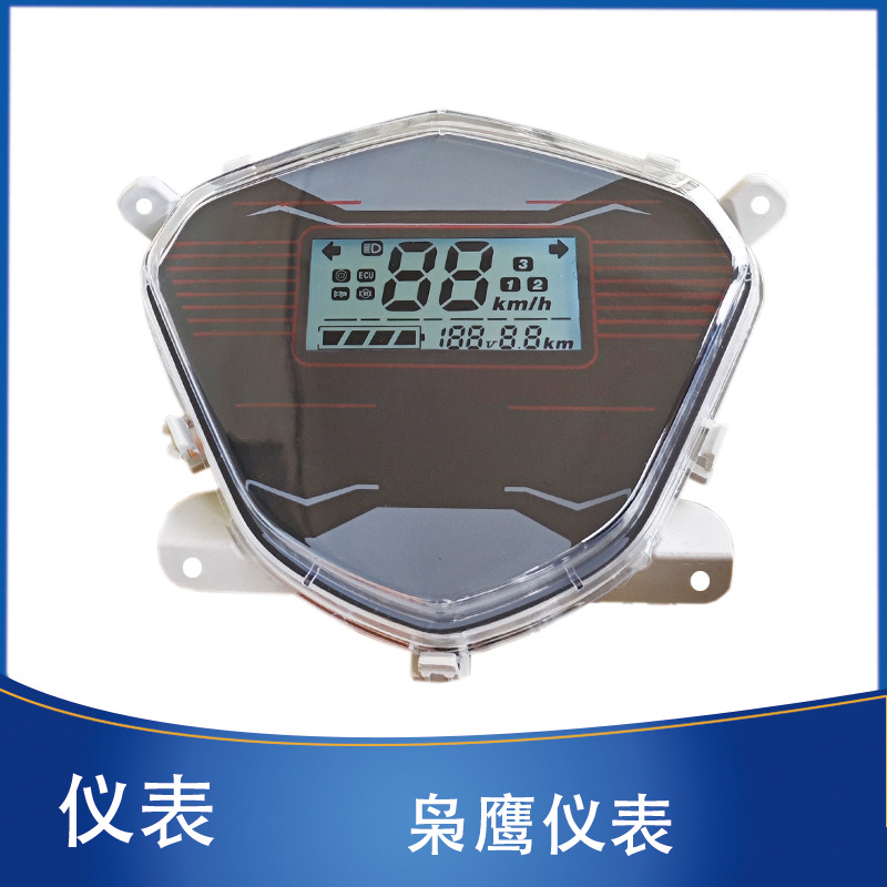 Electric Vehicle Instrument Suitable for Xunying Zhongsha Golden Ox Electric Vehicle Meter Mileage Speed Code Meter 48V60V72V