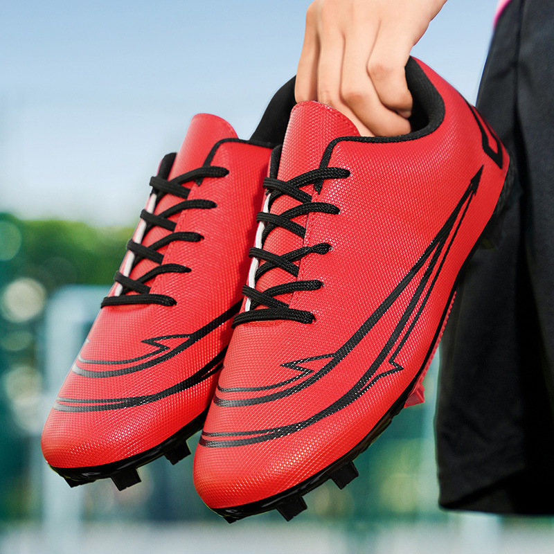 2025长钉足球鞋男低帮人造草坪青少年成人童鞋学生专业运动鞋比赛